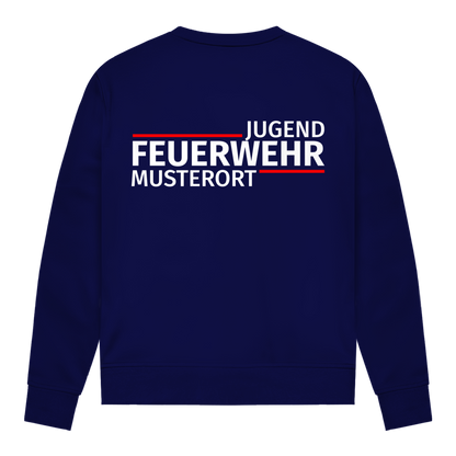 Damen Sweatshirt - Modern Jugendfeuerwehr [Personalisierbar]