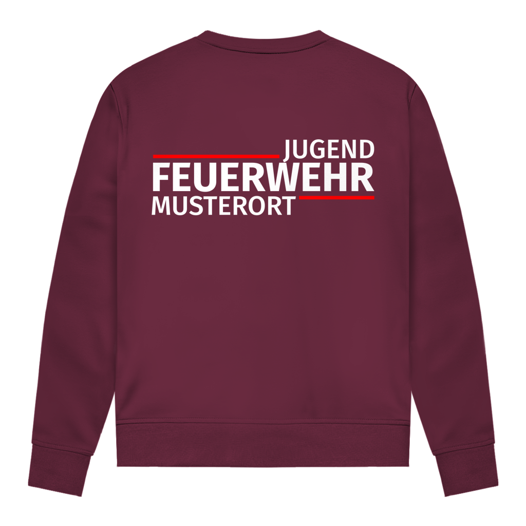 Damen Sweatshirt - Modern Jugendfeuerwehr [Personalisierbar]