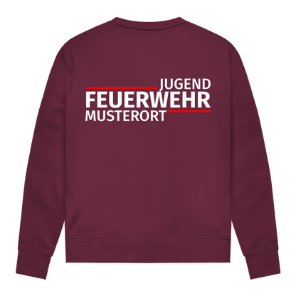 Damen Sweatshirt - Modern Jugendfeuerwehr [Personalisierbar]