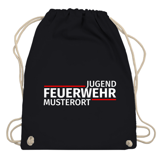 Turnbeutel - Modern Jugendfeuerwehr [Personalisierbar]