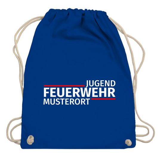Turnbeutel - Modern Jugendfeuerwehr [Personalisierbar]