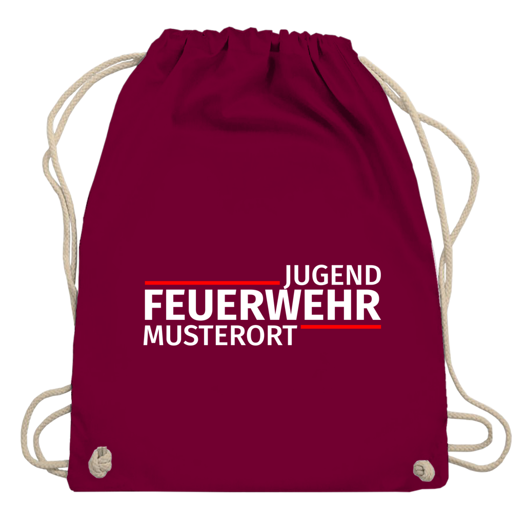 Turnbeutel - Modern Jugendfeuerwehr [Personalisierbar]