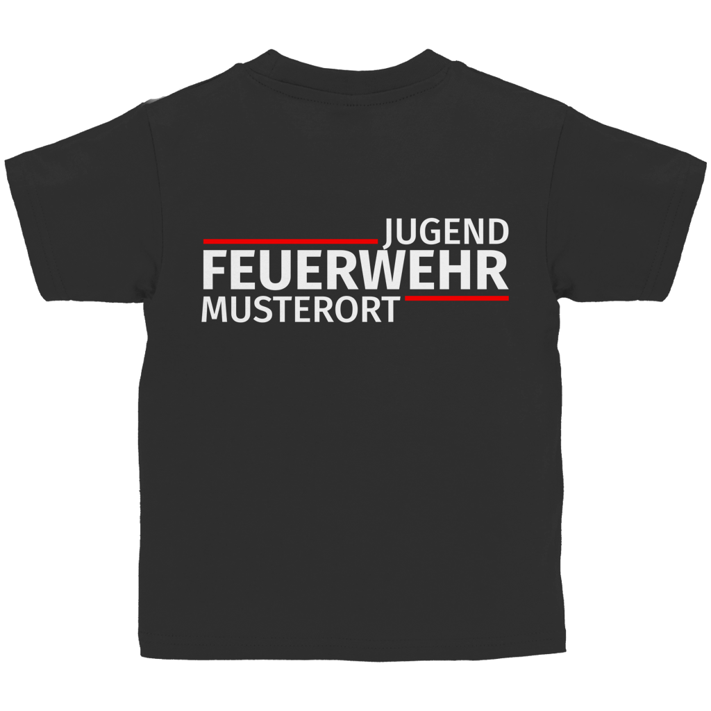 Kinder T-Shirt - Modern Jugendfeuerwehr [Personalisierbar]