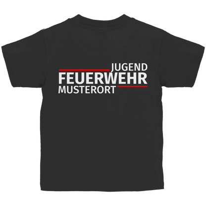 Kinder T-Shirt - Modern Jugendfeuerwehr [Personalisierbar]