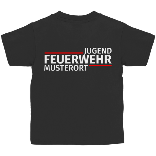 Kinder T-Shirt - Modern Jugendfeuerwehr [Personalisierbar]