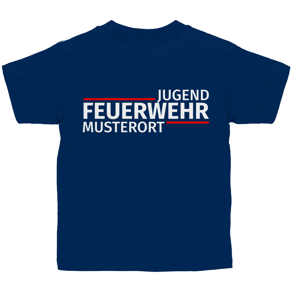 Kinder T-Shirt - Modern Jugendfeuerwehr [Personalisierbar]