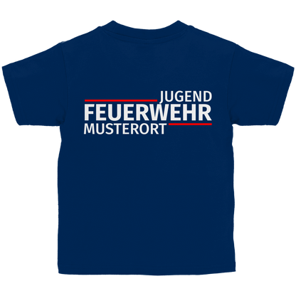 Kinder T-Shirt - Modern Jugendfeuerwehr [Personalisierbar]