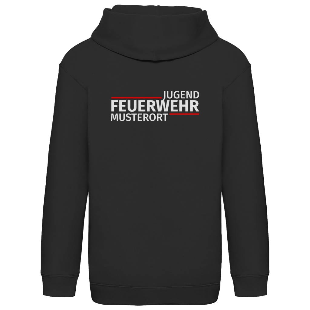 Kinder Hoodie - Modern Jugendfeuerwehr [Personalisierbar]