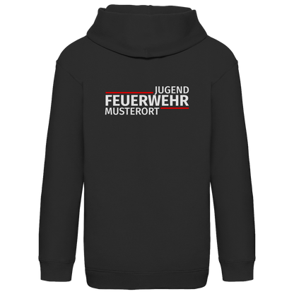 Kinder Hoodie - Modern Jugendfeuerwehr [Personalisierbar]