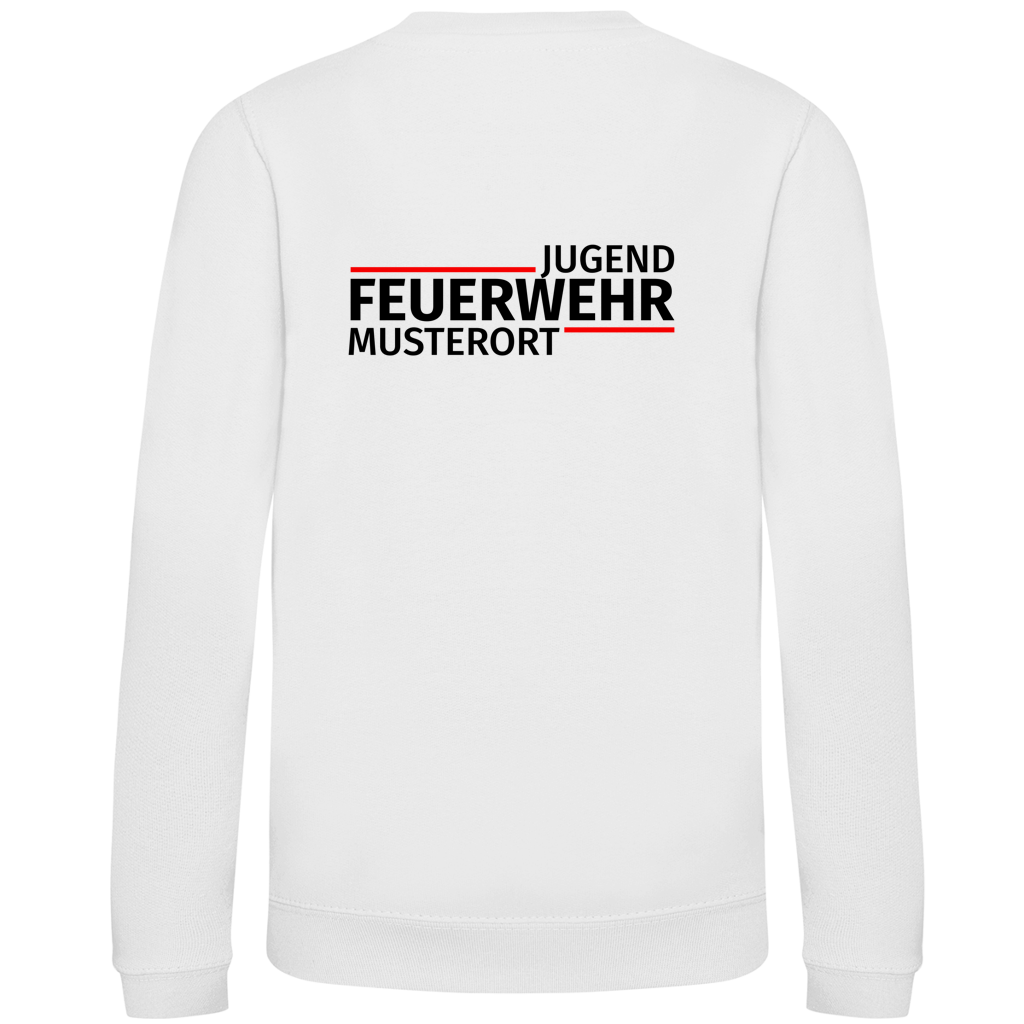 Kinder Sweatshirt - Modern Jugendfeuerwehr [Personalisierbar]