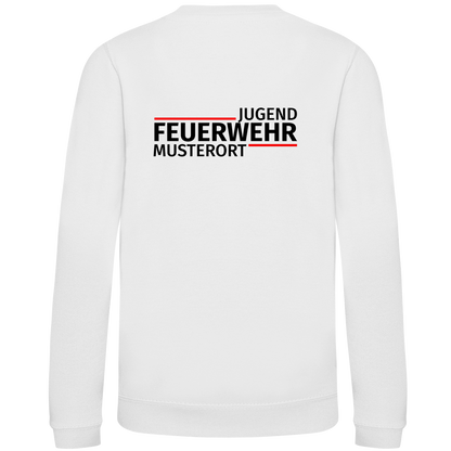 Kinder Sweatshirt - Modern Jugendfeuerwehr [Personalisierbar]