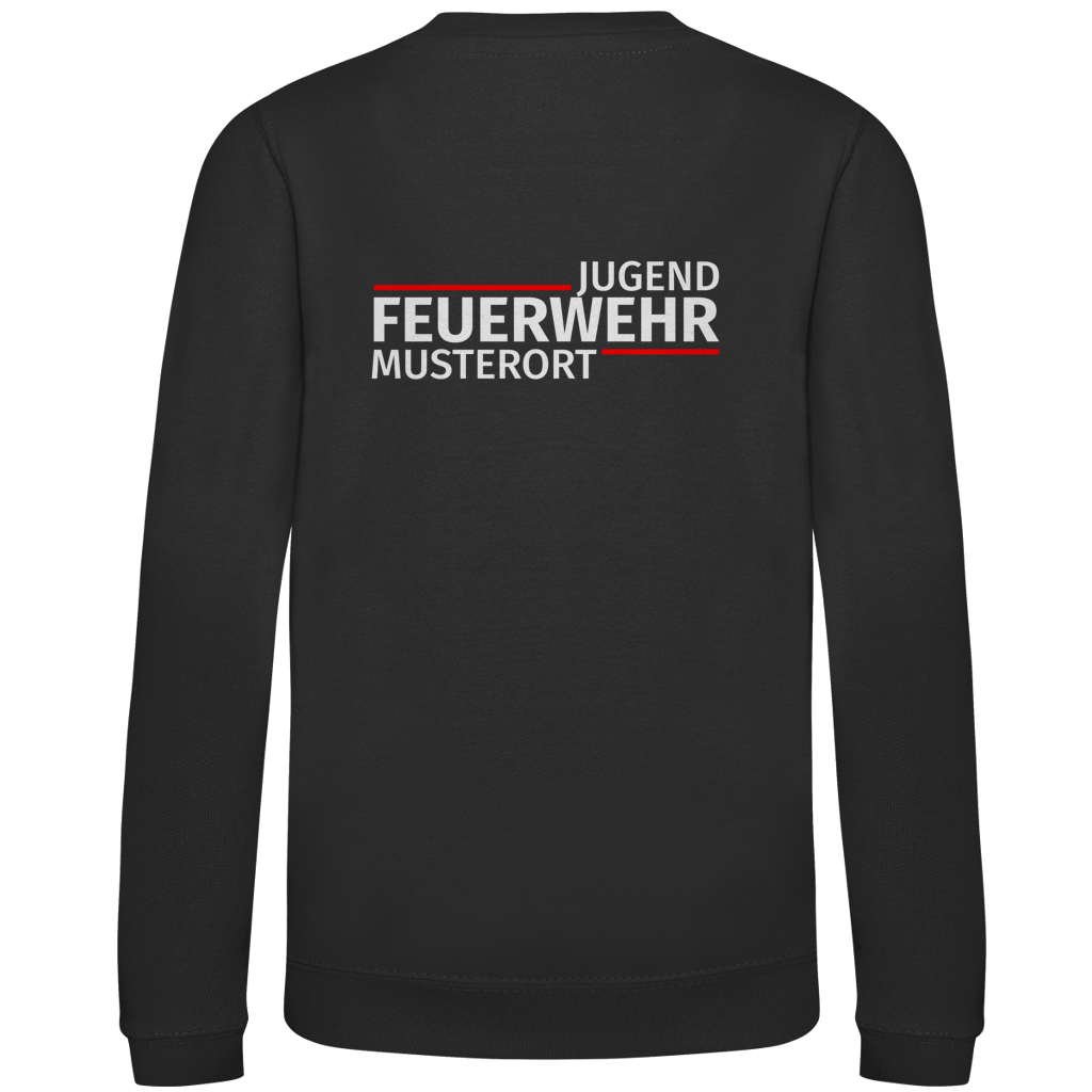 Kinder Sweatshirt - Modern Jugendfeuerwehr [Personalisierbar]