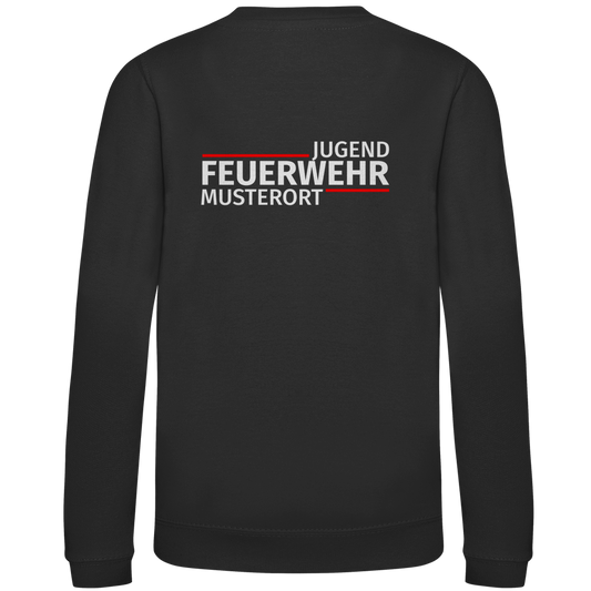 Kinder Sweatshirt - Modern Jugendfeuerwehr [Personalisierbar]