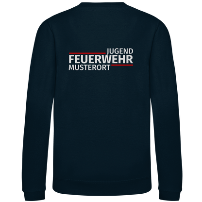 Kinder Sweatshirt - Modern Jugendfeuerwehr [Personalisierbar]