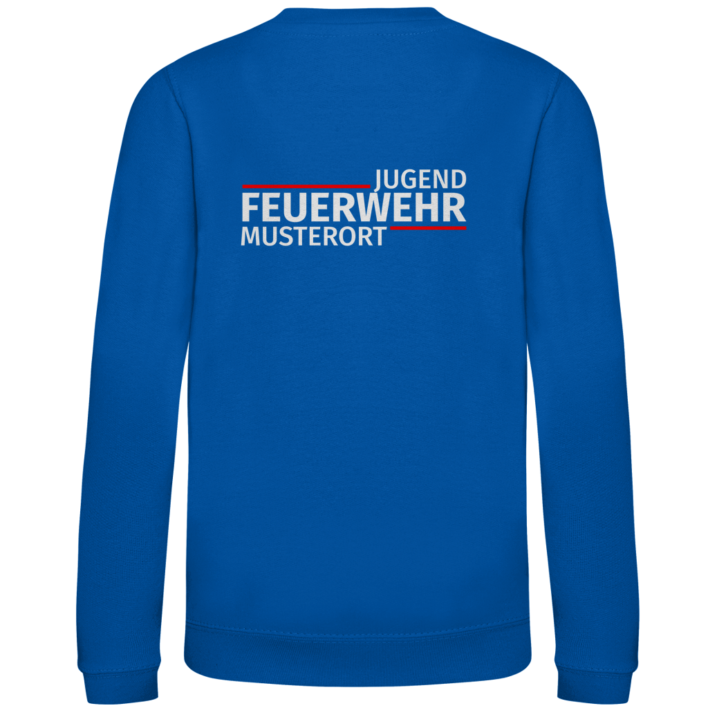 Kinder Sweatshirt - Modern Jugendfeuerwehr [Personalisierbar]