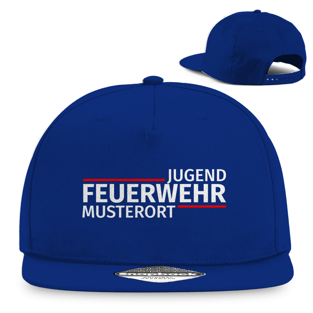 Snapback Rapper Cap - Modern Jugendfeuerwehr [Personalisierbar]