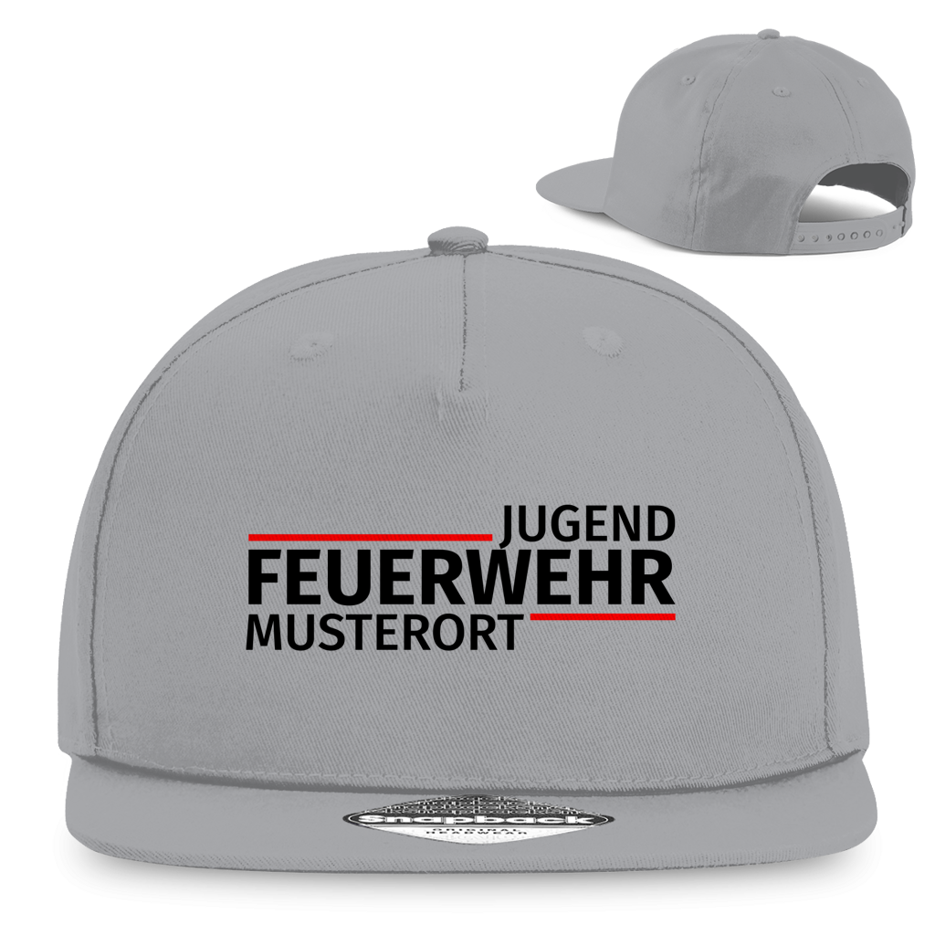 Snapback Rapper Cap - Modern Jugendfeuerwehr [Personalisierbar]