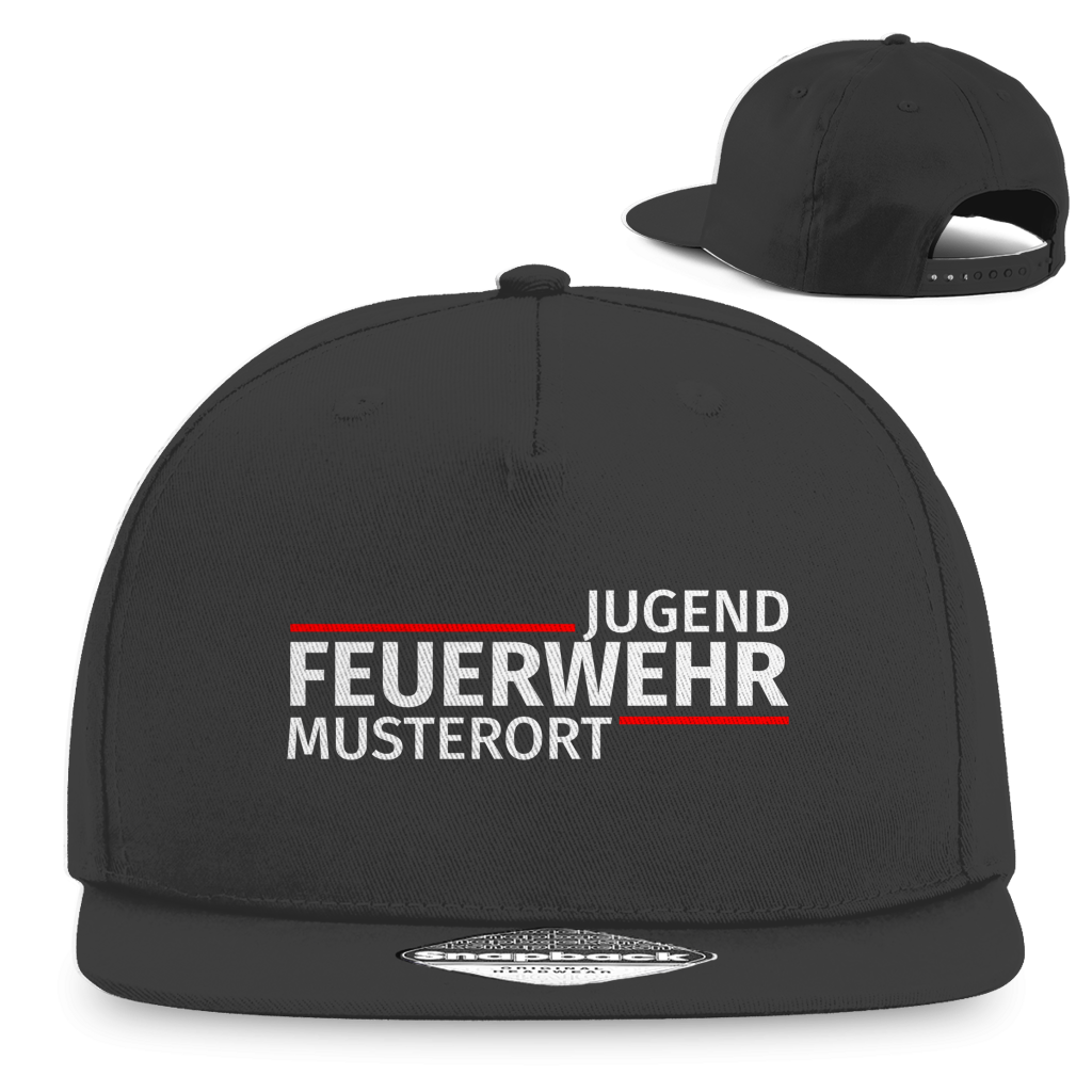Snapback Rapper Cap - Modern Jugendfeuerwehr [Personalisierbar]