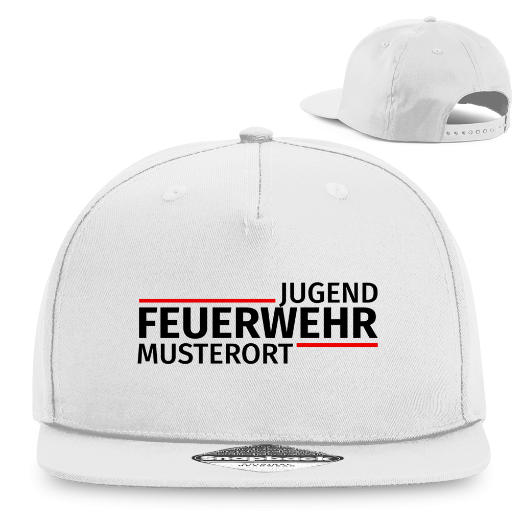 Snapback Rapper Cap - Modern Jugendfeuerwehr [Personalisierbar]