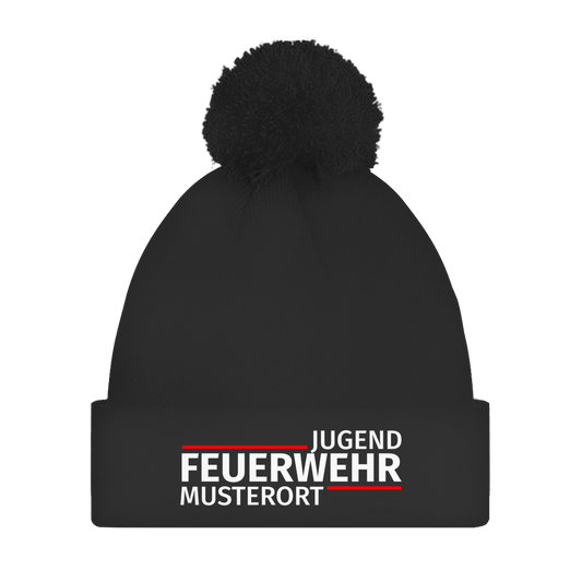 Bommelmütze - Modern Jugendfeuerwehr [Personalisierbar]