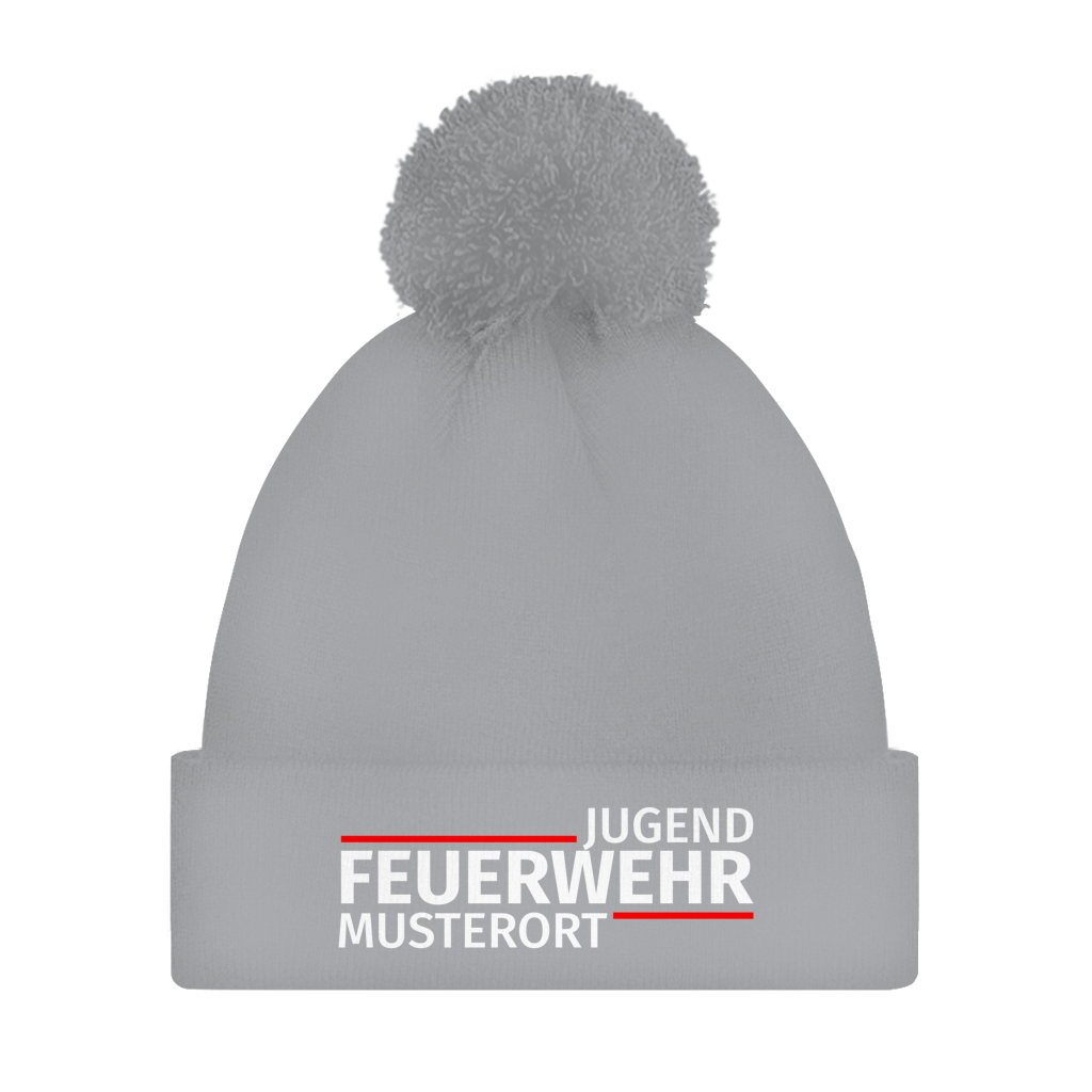 Bommelmütze - Modern Jugendfeuerwehr [Personalisierbar]