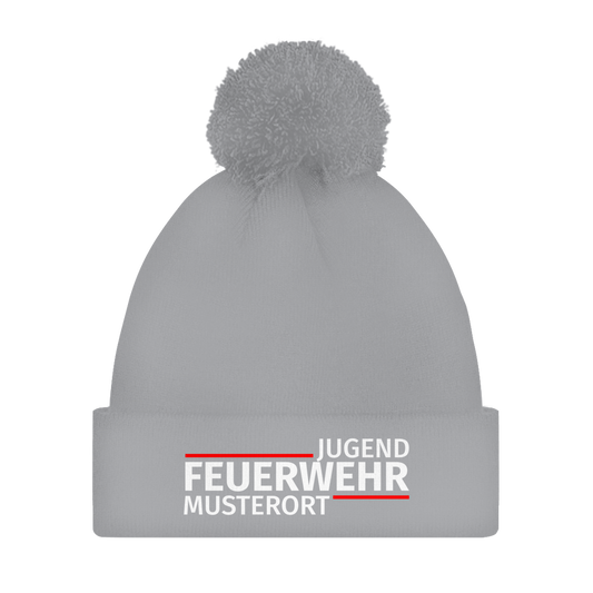 Bommelmütze - Modern Jugendfeuerwehr [Personalisierbar]
