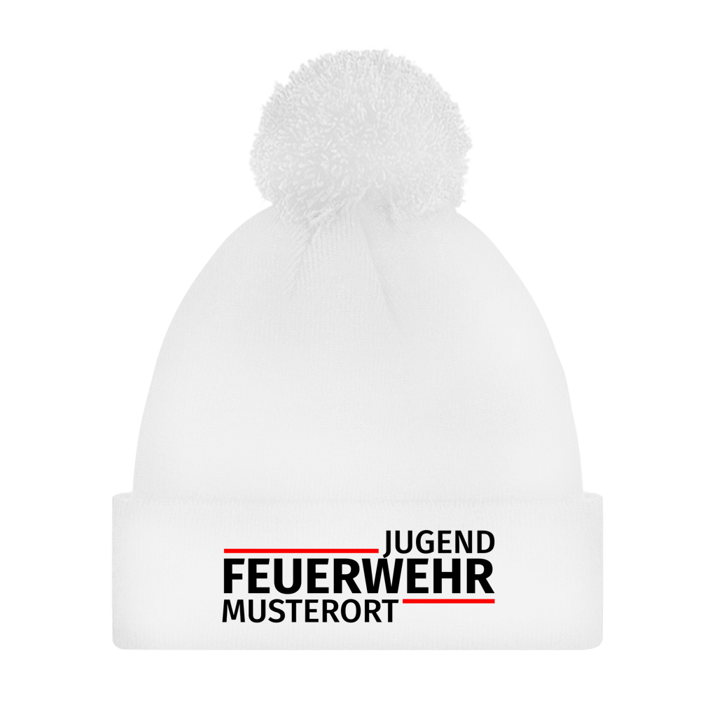 Bommelmütze - Modern Jugendfeuerwehr [Personalisierbar]