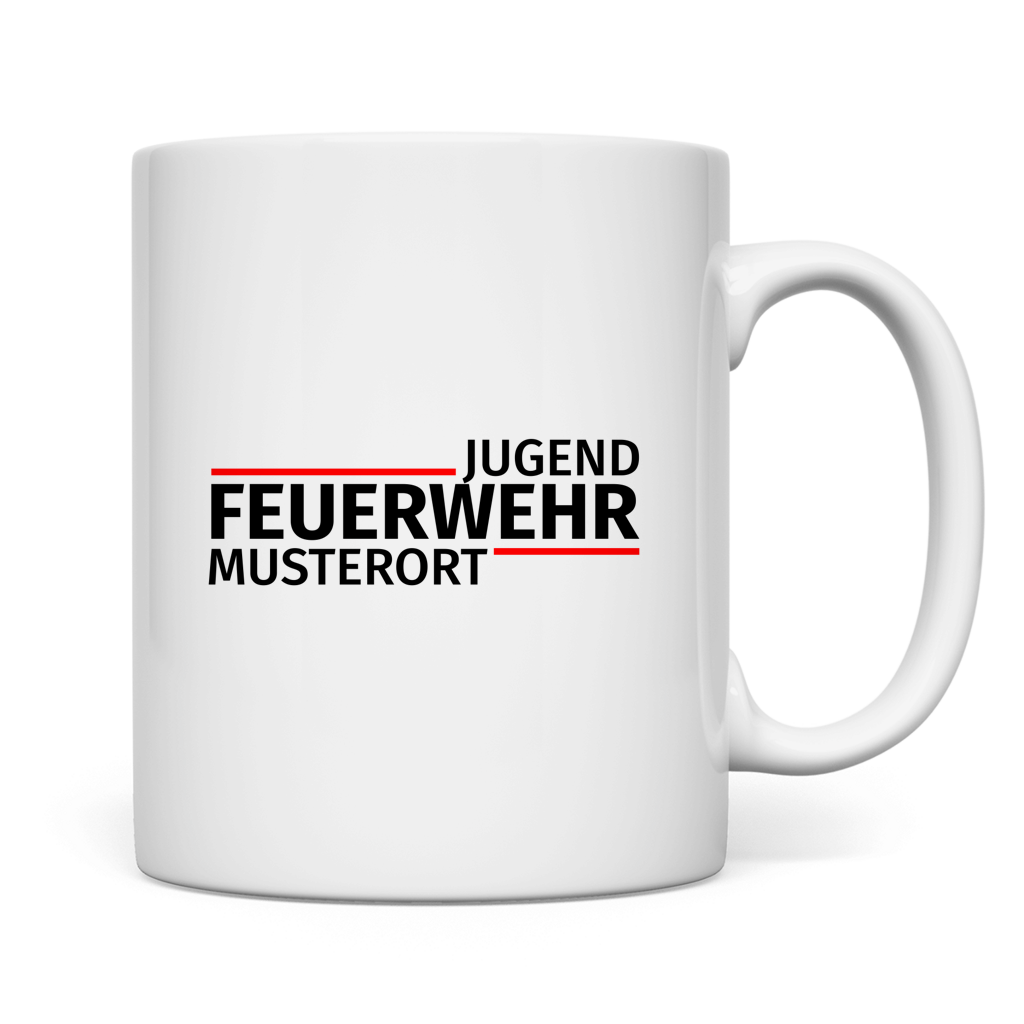 Tasse - Modern Jugendfeuerwehr [Personalisierbar]