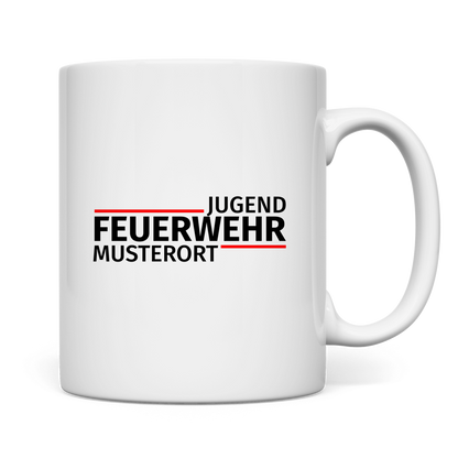 Tasse - Modern Jugendfeuerwehr [Personalisierbar]