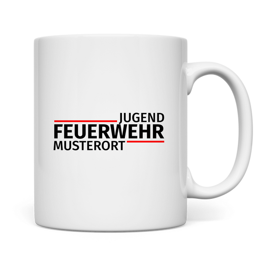 Tasse - Modern Jugendfeuerwehr [Personalisierbar]