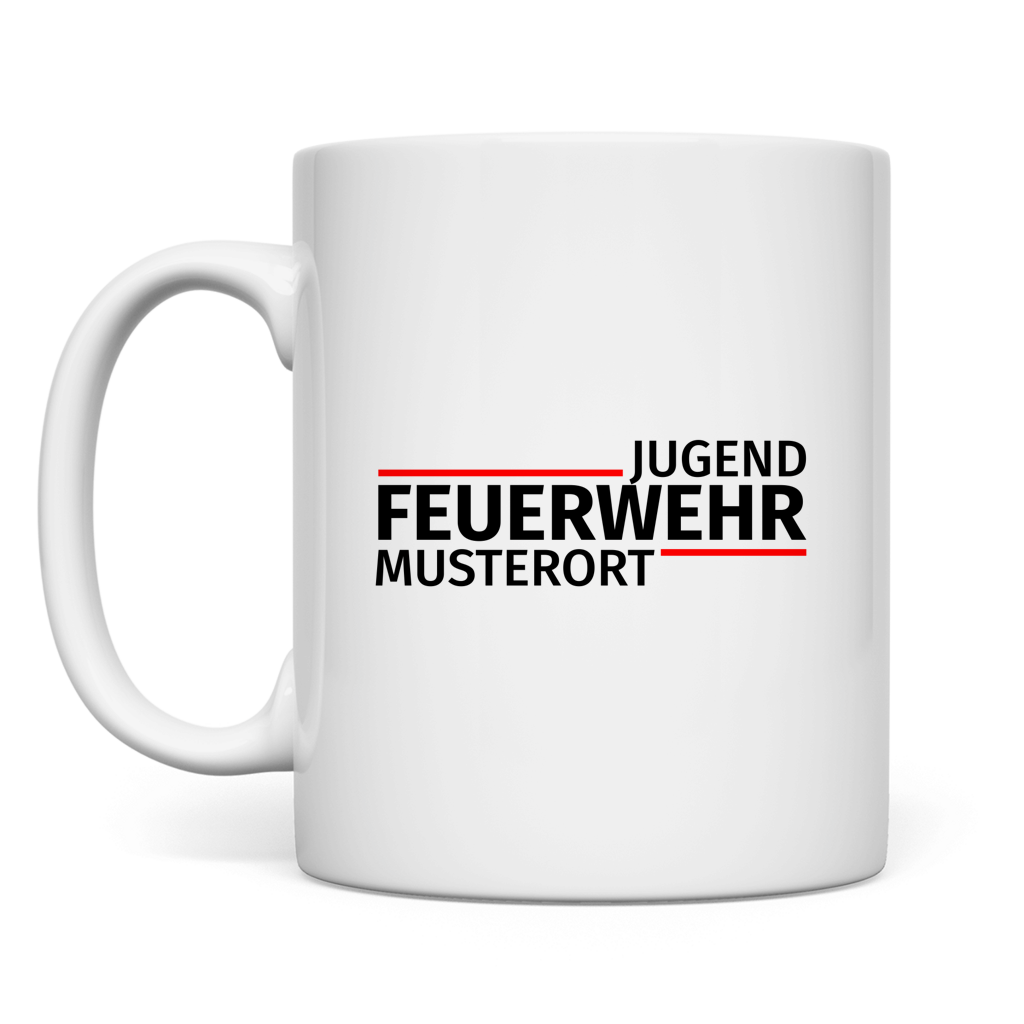 Tasse - Modern Jugendfeuerwehr [Personalisierbar]