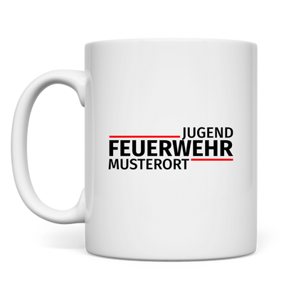 Tasse - Modern Jugendfeuerwehr [Personalisierbar]