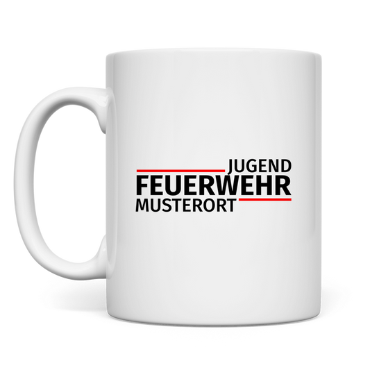 Tasse - Modern Jugendfeuerwehr [Personalisierbar]