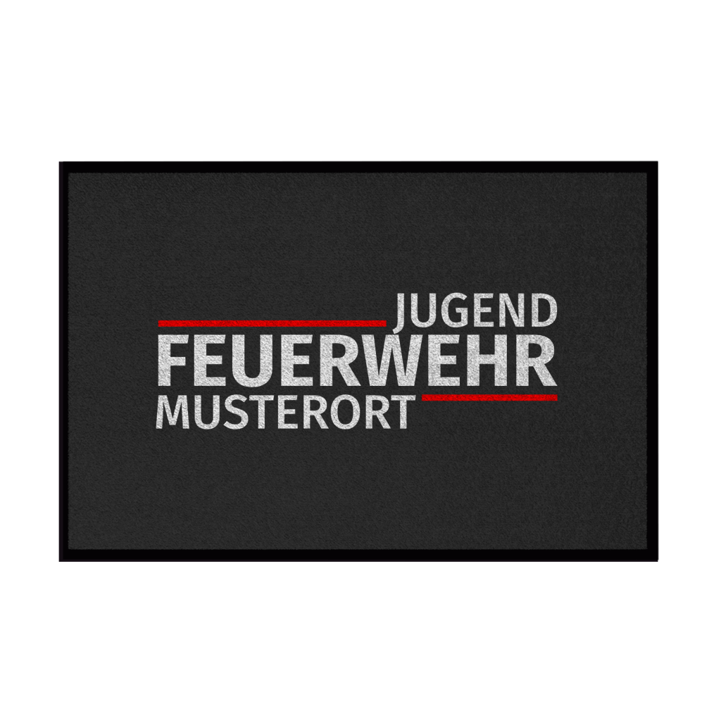 Fußmatte - Modern Jugendfeuerwehr [Personalisierbar]