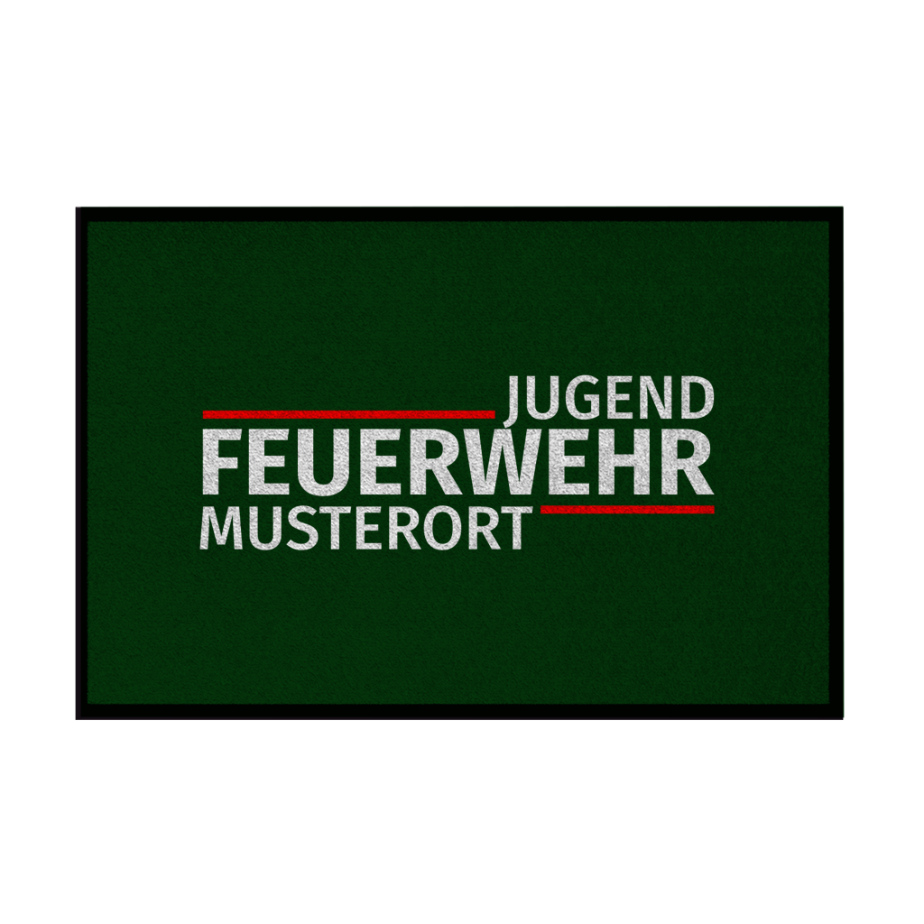 Fußmatte - Modern Jugendfeuerwehr [Personalisierbar]