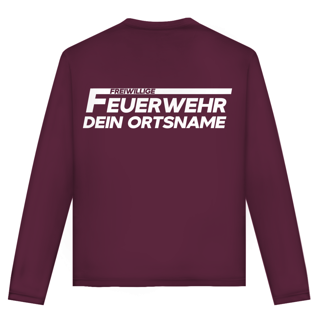 Unisex Langarmshirt - Freiwillige Feuerwehr [Personalisierbar]