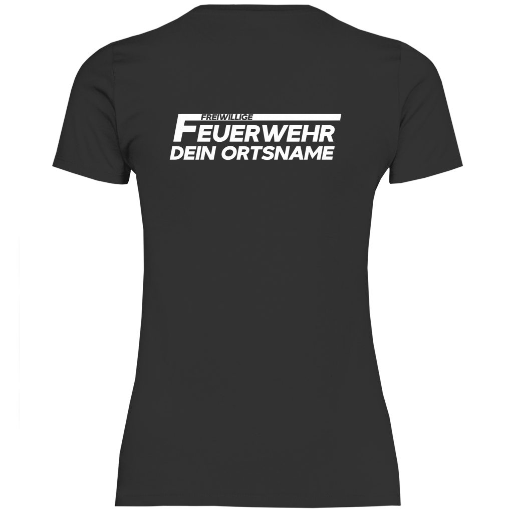 Damen T-Shirt - Freiwillige Feuerwehr [Personalisierbar]