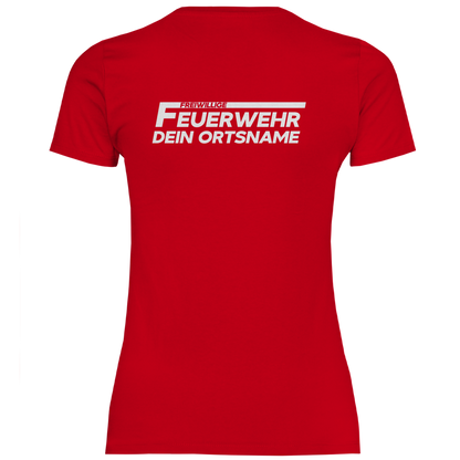 Damen T-Shirt - Freiwillige Feuerwehr [Personalisierbar]