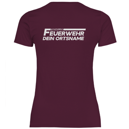 Damen T-Shirt - Freiwillige Feuerwehr [Personalisierbar]