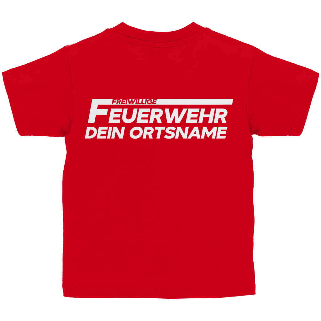 Kinder T-Shirt - Freiwillige Feuerwehr [Personalisierbar]