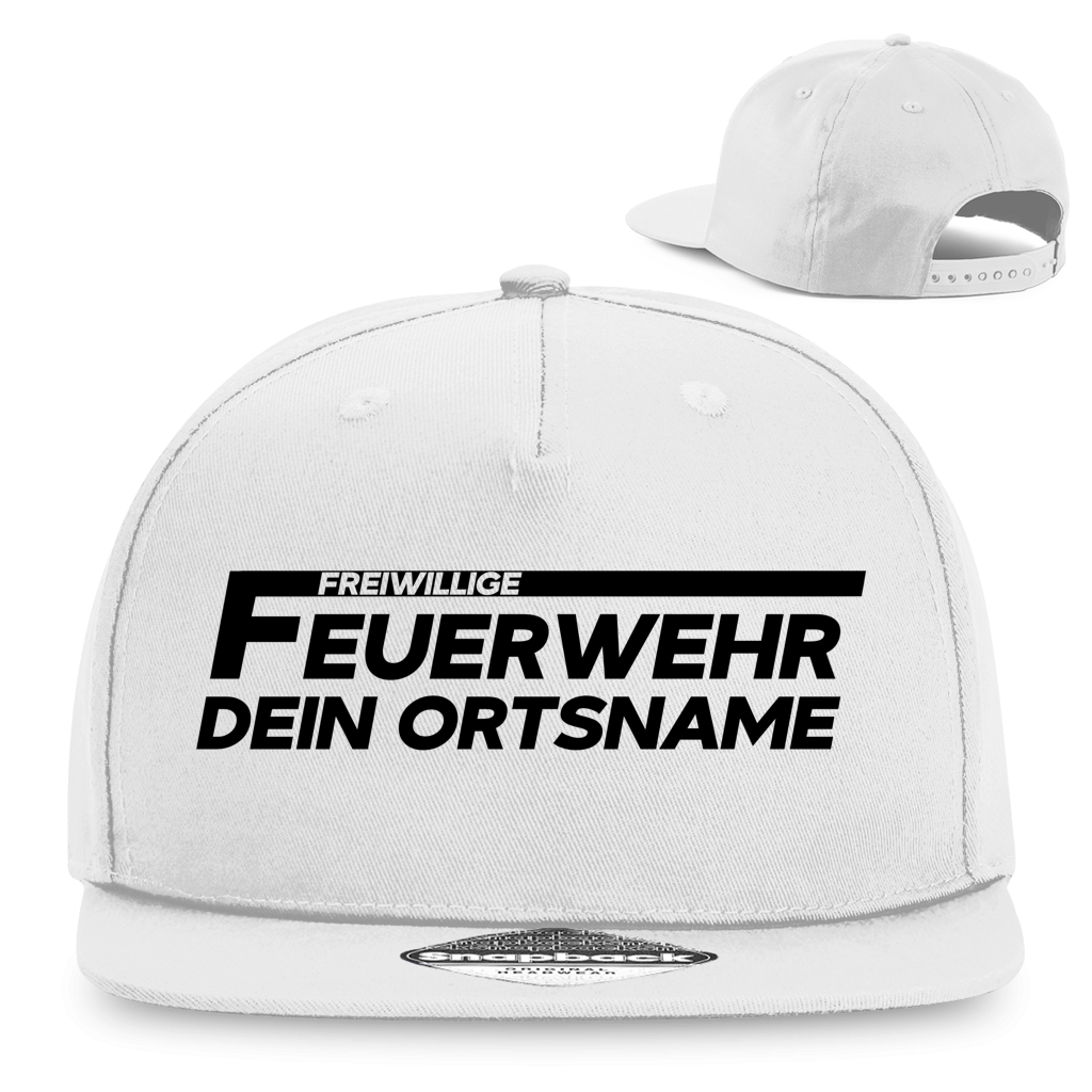 Snapback Rapper Cap - Freiwillige Feuerwehr [Personalisierbar]