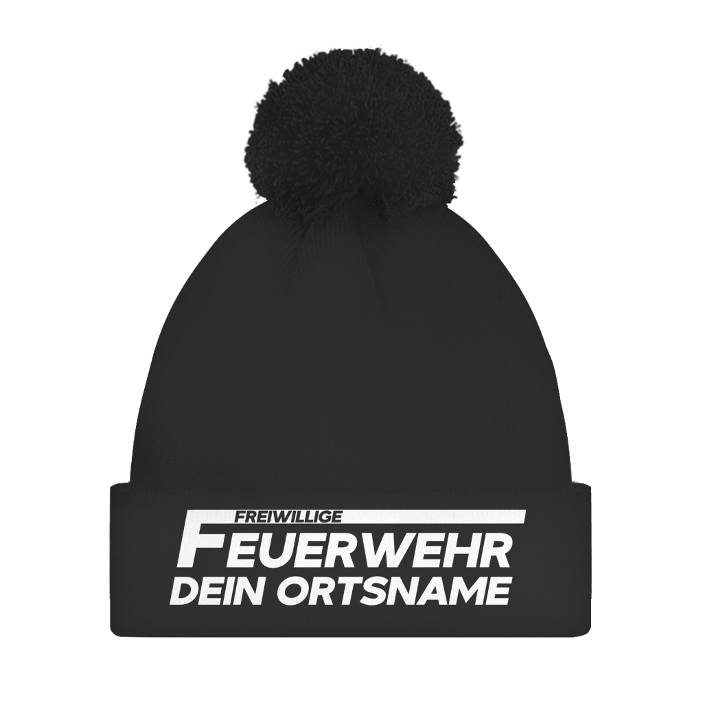 Bommelmütze - Freiwillige Feuerwehr [Personalisierbar]