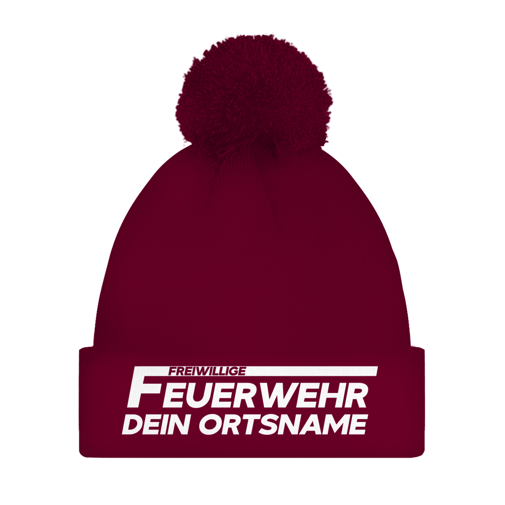 Bommelmütze - Freiwillige Feuerwehr [Personalisierbar]