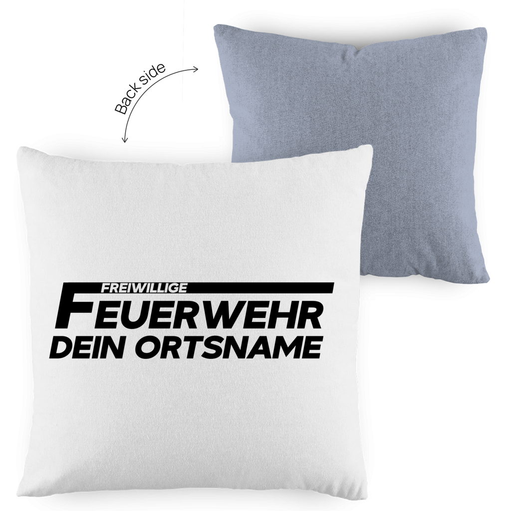 Kopfkissen zweifarbig - Freiwillige Feuerwehr [Personalisierbar]