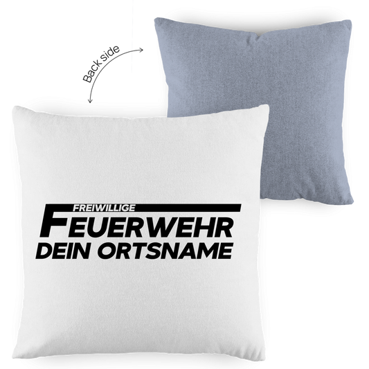 Kopfkissen zweifarbig - Freiwillige Feuerwehr [Personalisierbar]