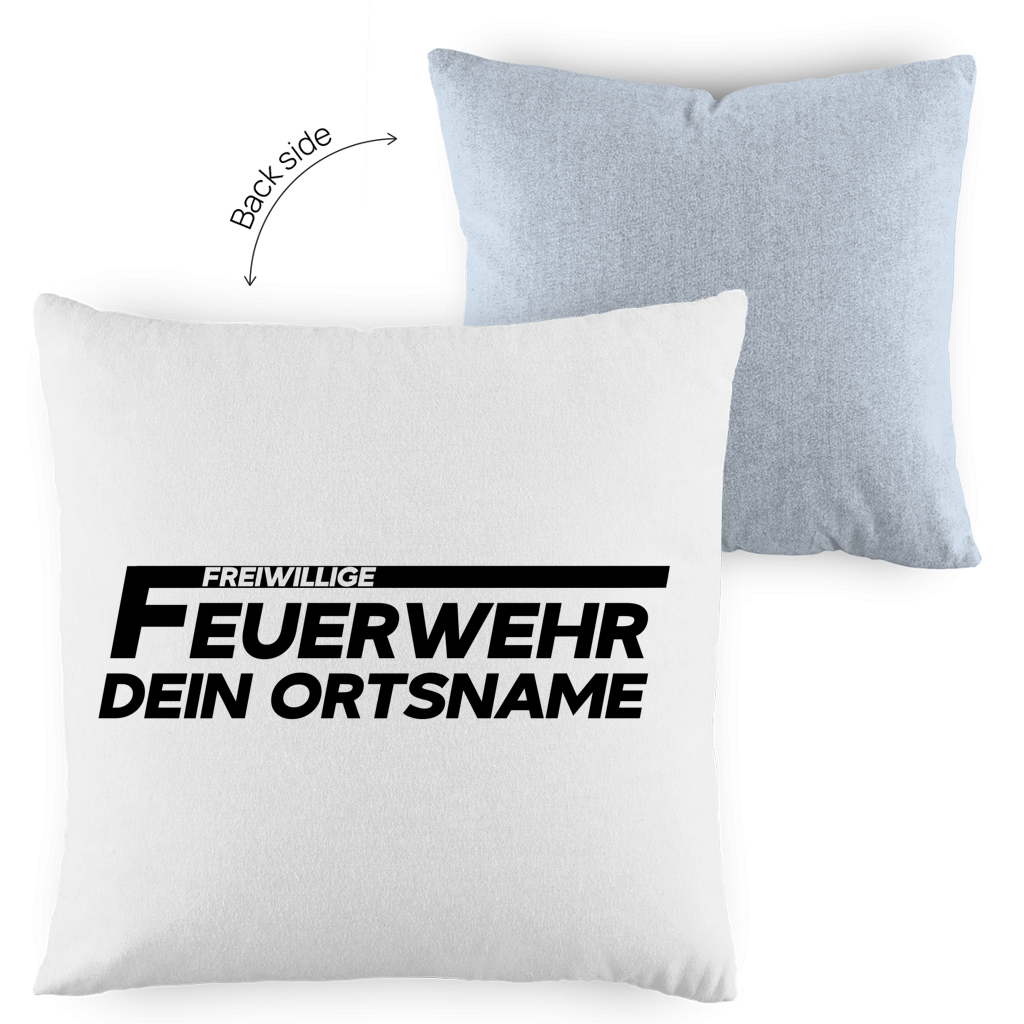 Kopfkissen zweifarbig - Freiwillige Feuerwehr [Personalisierbar]
