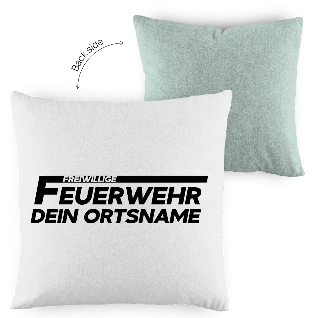 Kopfkissen zweifarbig - Freiwillige Feuerwehr [Personalisierbar]
