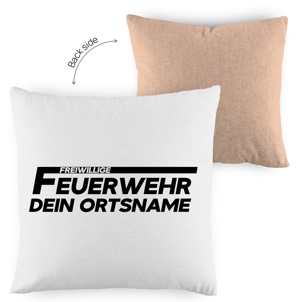 Kopfkissen zweifarbig - Freiwillige Feuerwehr [Personalisierbar]