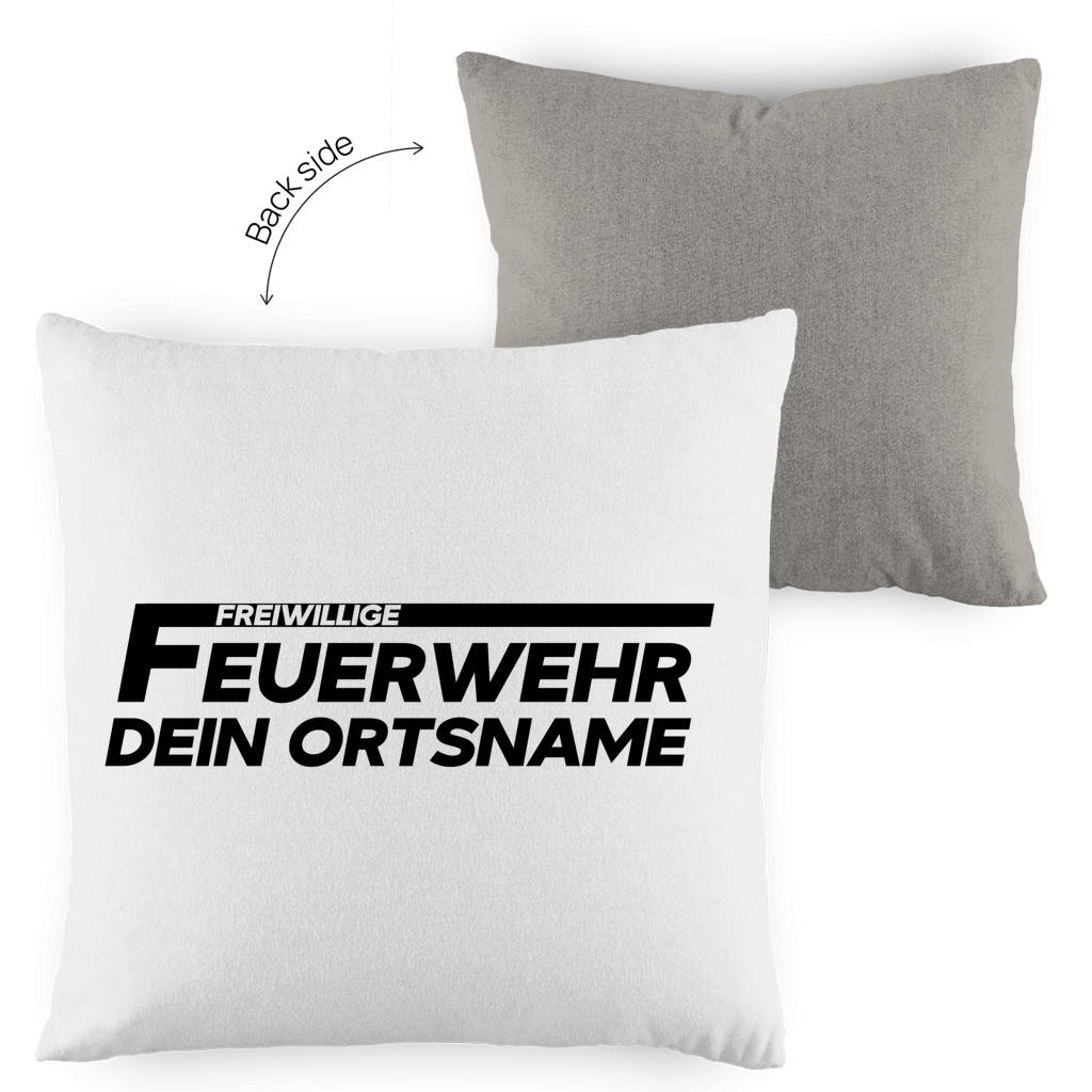 Kopfkissen zweifarbig - Freiwillige Feuerwehr [Personalisierbar]