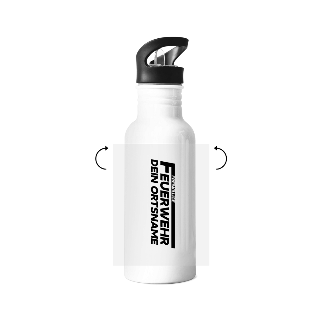 Edelstahl-Trinkflasche - Freiwillige Feuerwehr [Personalisierbar]